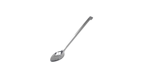 S/St.Perforated Spoon 350mm With Hook Handle