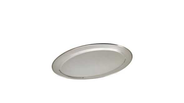 GenWare Stainless Steel Oval Flat 46cm/ 18"