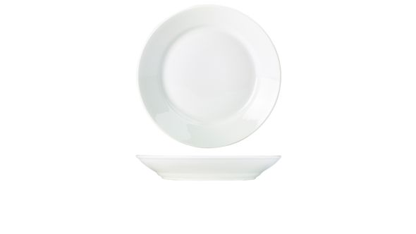 Genware Porcelain Deep Winged Plate 30cm/ 12"