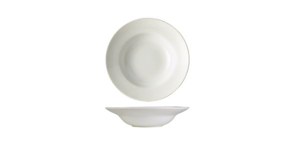 Genware Porcelain Pasta Dish 22cm/ 8.5"