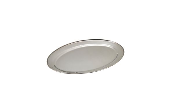 GenWare Stainless Steel Oval Flat 50cm/ 20"