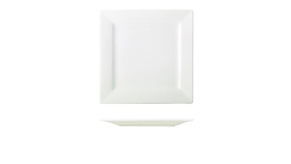 Genware Porcelain Square Plate 26cm/ 10.25"