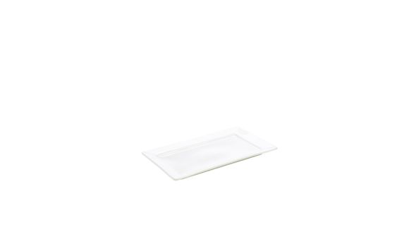 Genware Porcelain Rectangular Plate 24 x 17cm/ 9.5 x 6.75"