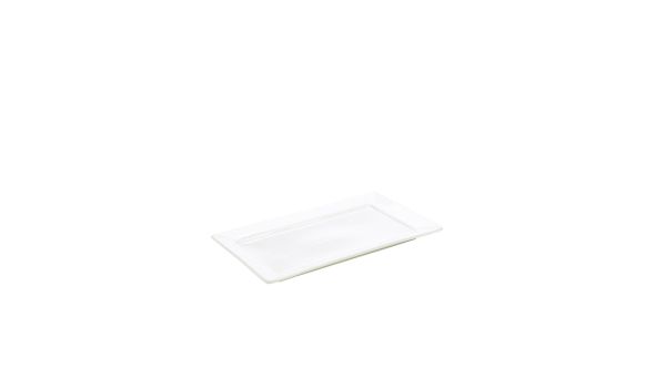 Genware Porcelain Rectangular Plate 30.5 x 18.5cm/ 12 x 7.25"