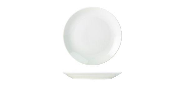 Genware Porcelain Coupe Plate 26cm/ 10.25"