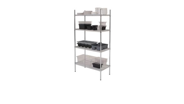GenWare 4 Tier Wire Racking 152 x 45 x 183cm