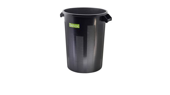 Black Dust Bin 100L
