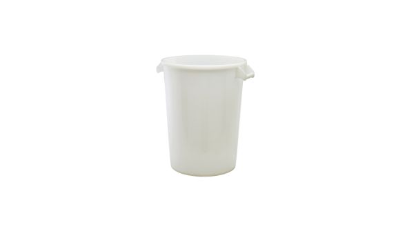 White Polyethylene Bin 100L