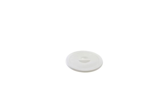 White Polyethylene Bin Lid