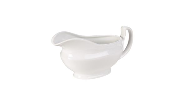 Genware Porcelain Sauce Boat 40cl/ 14oz