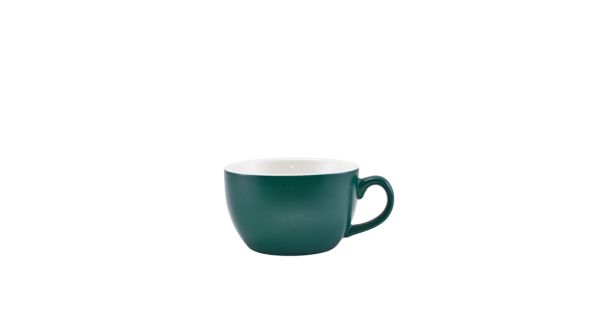 GenWare Porcelain Matt Teal Bowl Shaped Cup 25cl/ 8.75oz