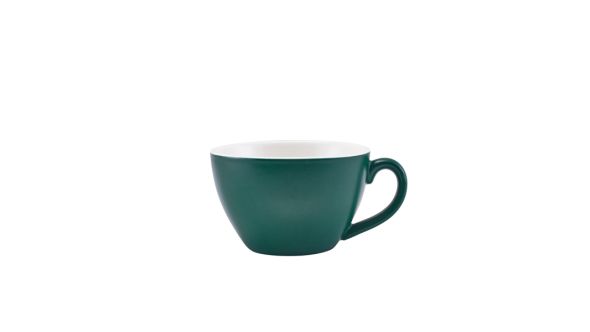 GenWare Porcelain Matt Teal Bowl Shaped Cup 34cl/ 12oz