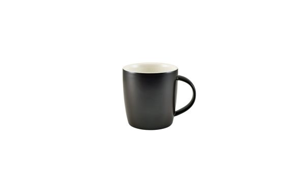 GenWare Porcelain Matt Black Cosy Mug 35cl/ 12.3oz