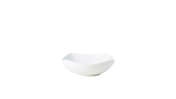 Genware Porcelain Rounded Square Bowl 15cm/ 6"