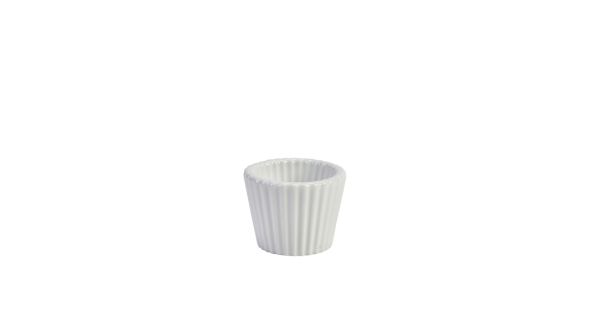 Genware Porcelain Fluted Ramekin 5.8cm/ 2.25"