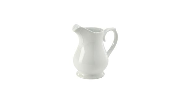 Genware Porcelain Traditional Serving Jug 14cl/ 5oz