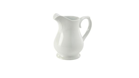 Genware Porcelain Traditional Serving Jug 56cl/ 20oz
