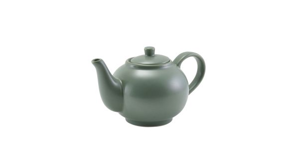 GenWare Porcelain Matt Sage Teapot 45cl/ 15.75oz