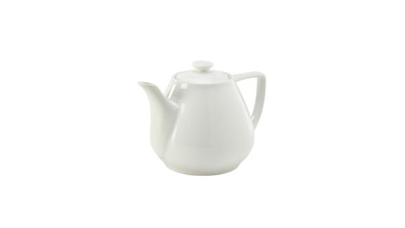 Genware Porcelain Contemporary Teapot 92cl/ 32oz