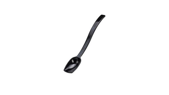 Salad Spoon Solid 3/4oz Black  10" Long