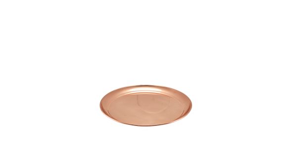 Copper 12" Round Tray 300mm