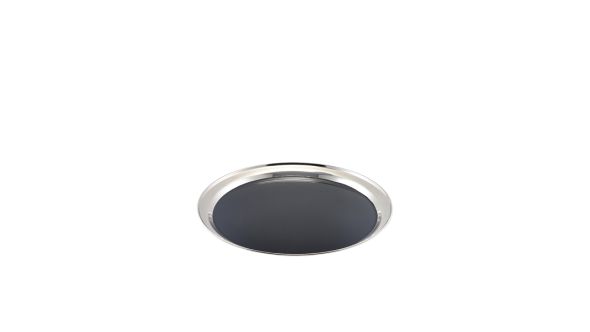 GenWare Non Slip Stainless Steel Round Tray 14"