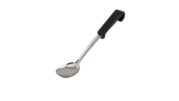 Genware Plastic Handle Small Spoon Black