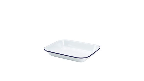 Enamel Baking Tray 28 x 23 x 4.5cm