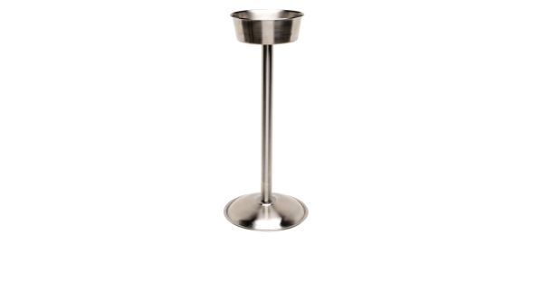 S/St. Wine Bucket Stand (Satin) 18"