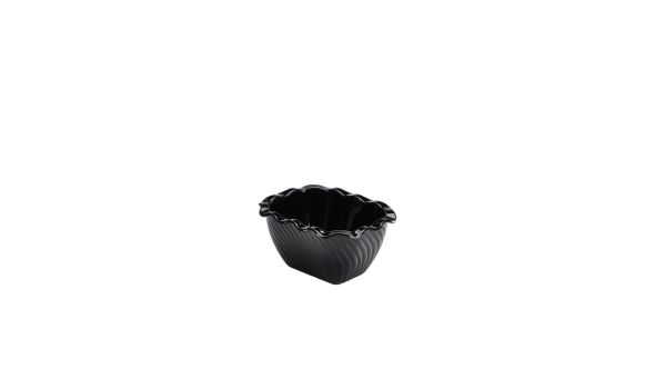 Crock 2.5Lb (1.1Kg) Tulip Black 158X127X89mm