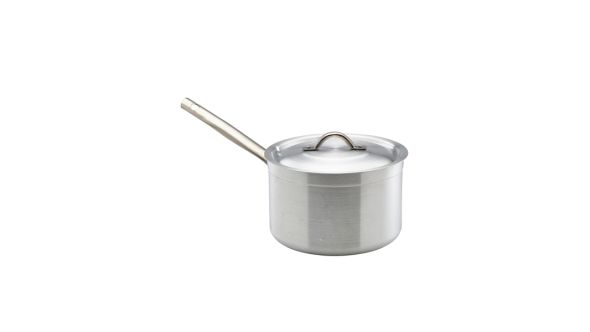 Aluminium Saucepan With Lid 5.5Litre