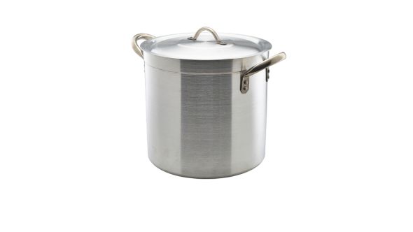 Aluminium Deep Stockpot With Lid 21Litre
