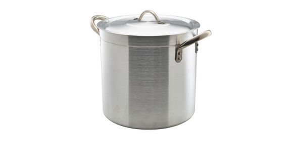 Aluminium Deep Stockpot With Lid 32Litre