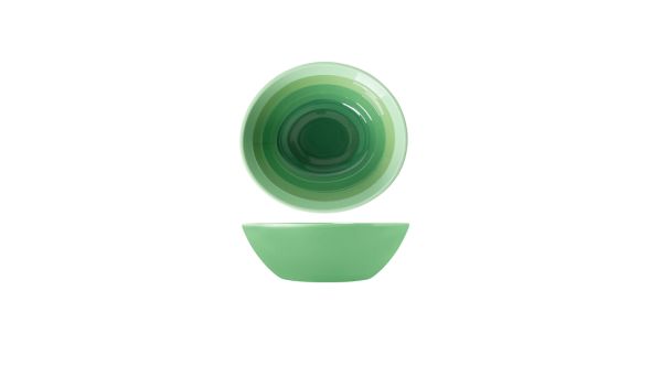 Shoots Green Atlantis Melamine Oval Bowl 23 x 20.5 x 7.5cm