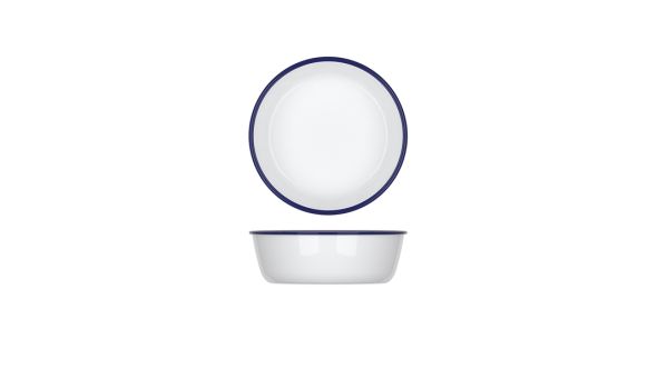 Enamel Melamine Athens Bowl 22.5 x 7.5cm