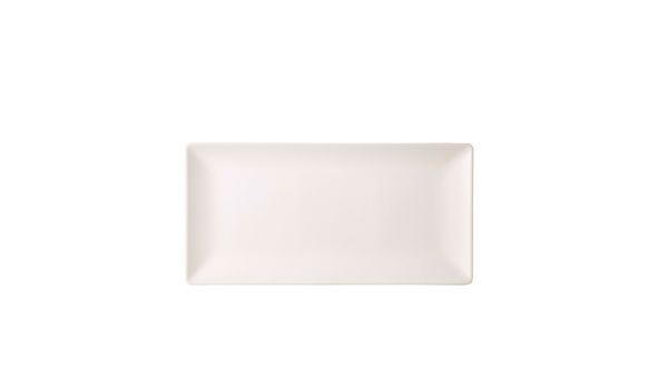 Luna Stoneware White Rectangular Plate 25 x 15cm/ 10 x 6"