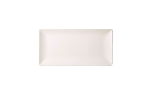 Luna Stoneware White Rectangular Plate 30 x 15cm/ 12 x 6"