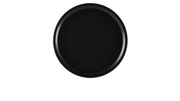 Luna Stoneware Black Pizza Plate 33cm/ 13"