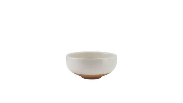 GenWare Kava White Stoneware Belly Bowl 11.5cm