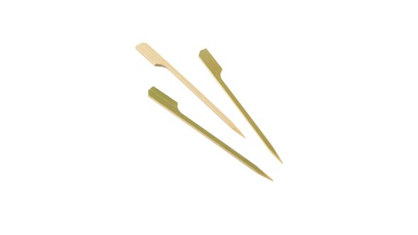 Bamboo Gun Shaped Paddle Skewers 9cm/ 3.5" (100pcs)