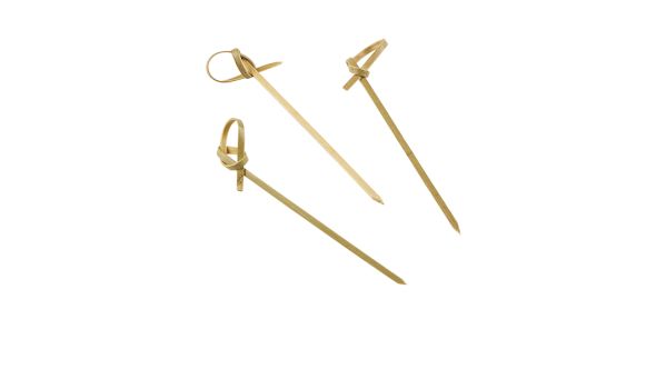 Bamboo Looped Skewers 9cm/ 3.5" (100pcs)