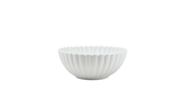 Incise Porcelain Scalloped Side Bowl 16cm