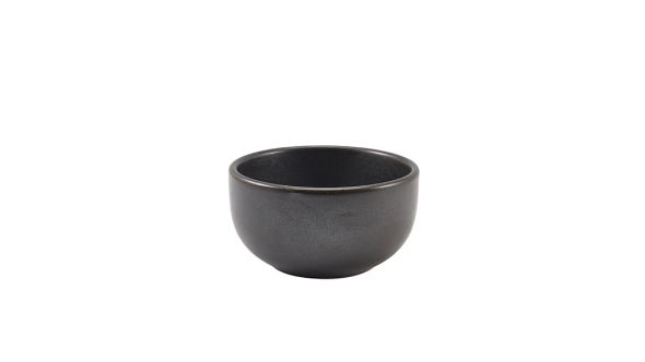 Terra Porcelain Black Round Bowl 11.5cm