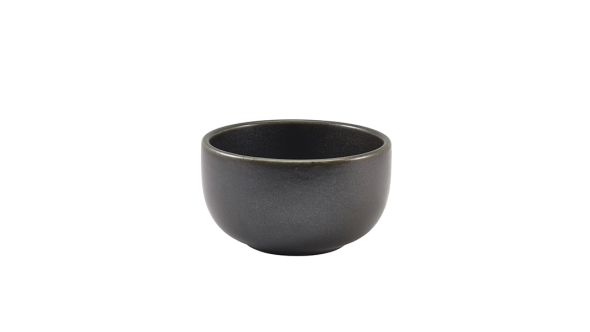 Terra Porcelain Black Round Bowl 12.5cm