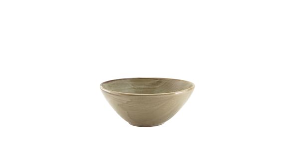 Terra Porcelain Grey Organic Bowl 16.5cm