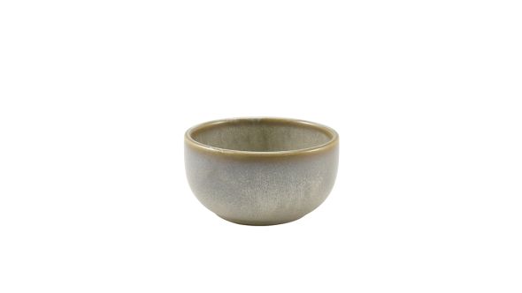 Terra Porcelain Matt Grey Round Bowl 11.5cm