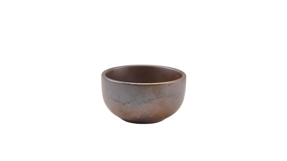 Terra Porcelain Rustic Copper Round Bowl 11.5cm