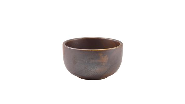 Terra Porcelain Rustic Copper Round Bowl 12.5cm
