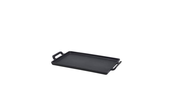 GenWare Cast Iron Rectangular Platter 25 x 15.5cm