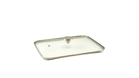 GenWare Glass Lid For Cast Aluminium Roaster 40 x 27cm